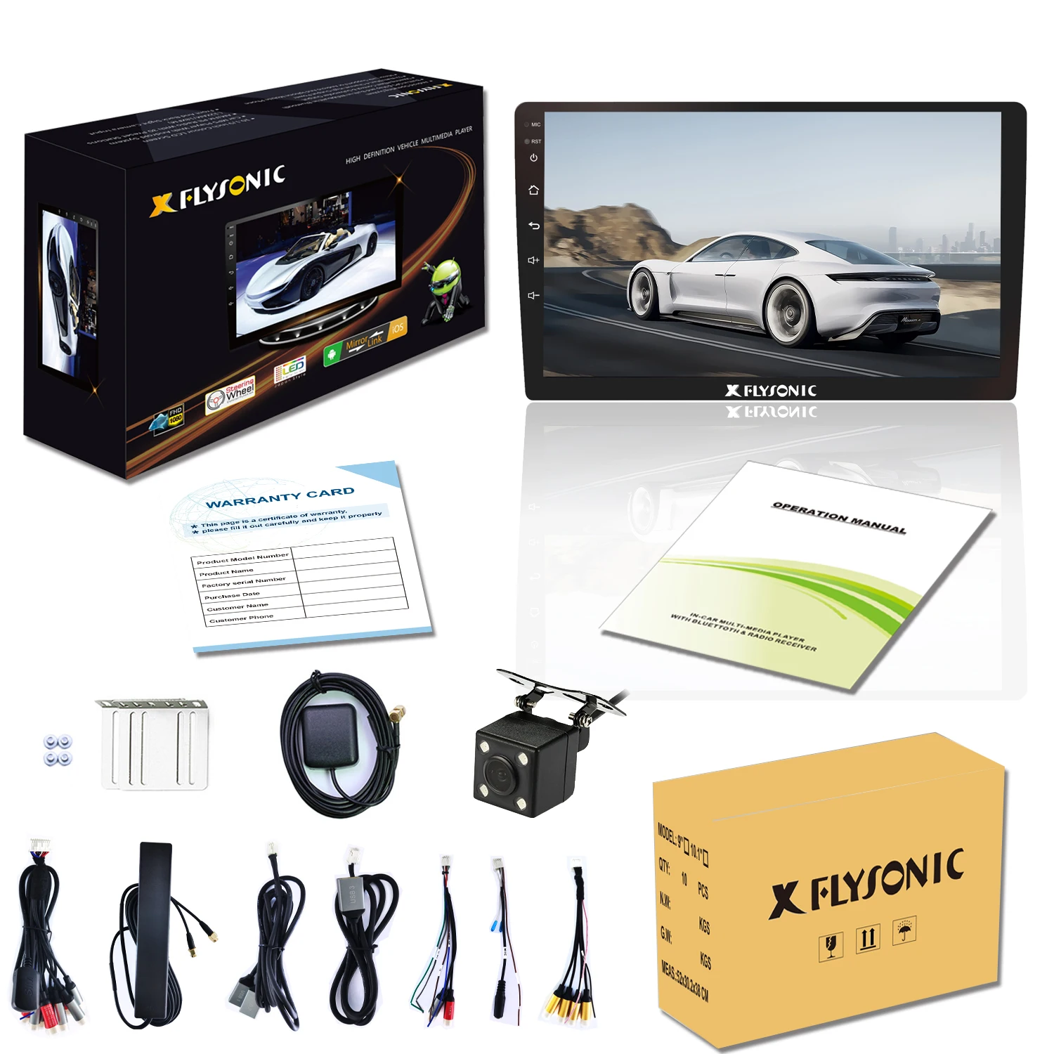 2026 Flysonic FM 2.5D Мультимедийный 2+32G Sprinter Winca Автомобильный DVD-плеер (art.: 3920dce76aff6) - 3920dce76aff6