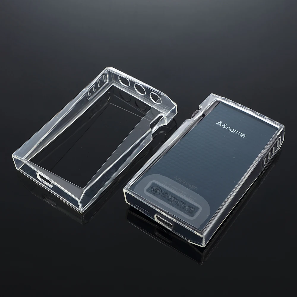 Soft TPU Protective Case Cover for iRiver A&norma SR25 MKII With Front and Back Tempered Glass Screen Protector
