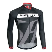 2021 new rc team 10 long sleeve winter cycling jersey red