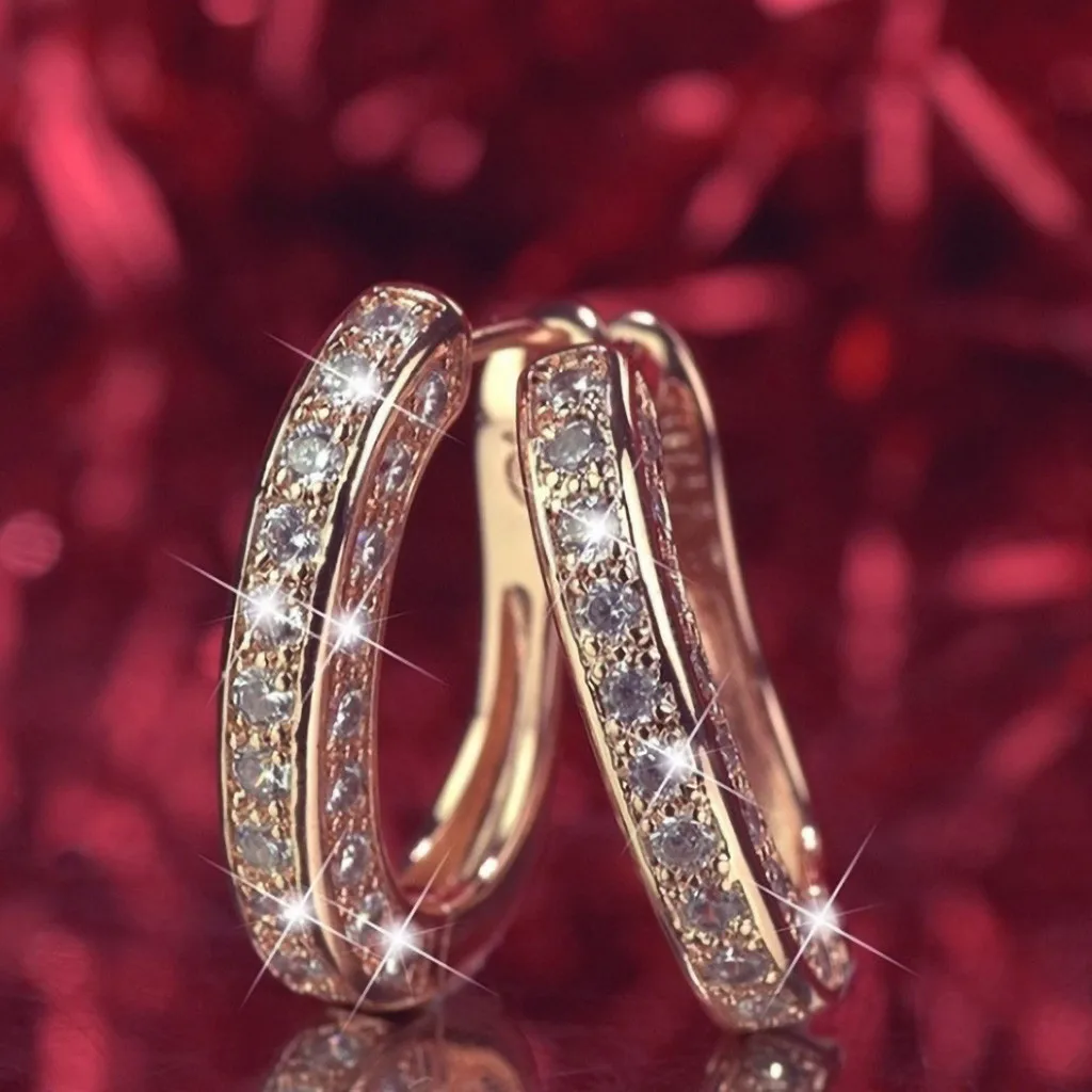 Элегантные Простые серьги-кольца новые модные роскошные круглые серьги с