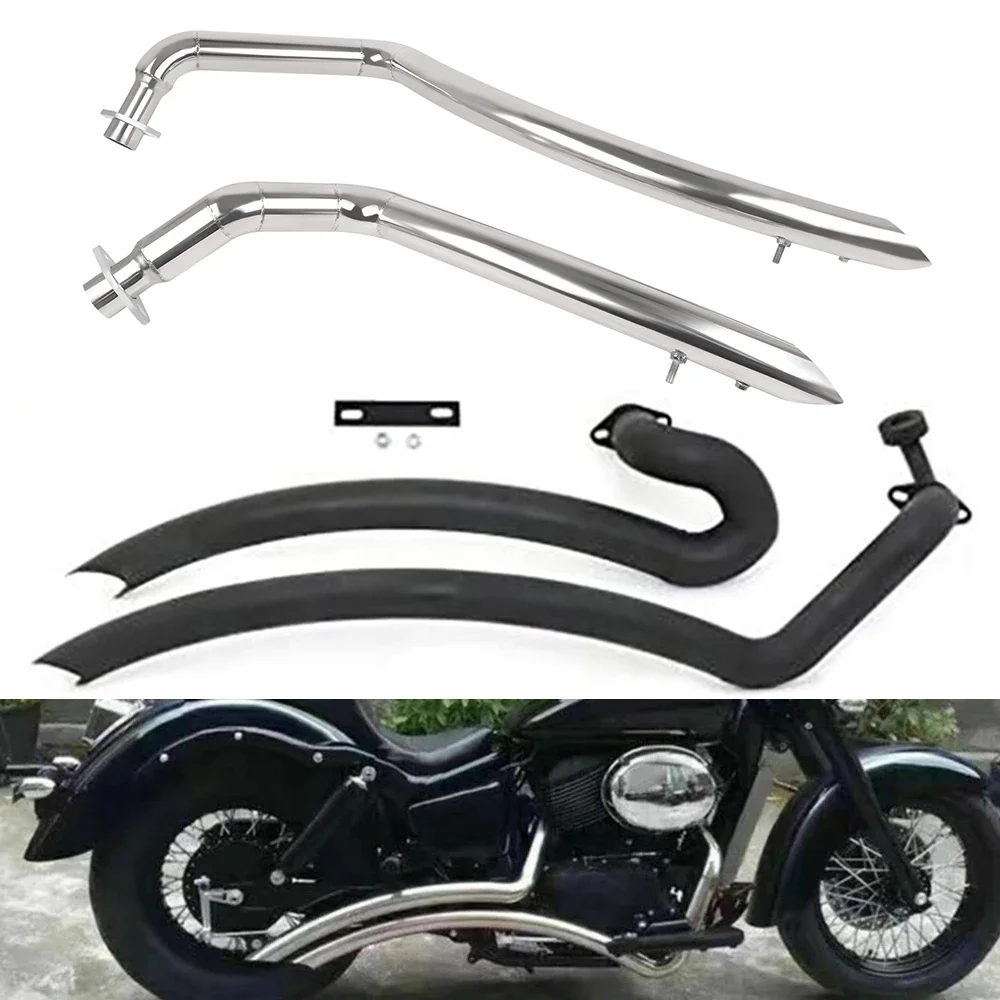 Труба глушителя выхлопной системы KiFor Honda Shadow VT750/Spirit 750/Phantom 750/VT750C Aero 750 VT750C2 VT750C2B