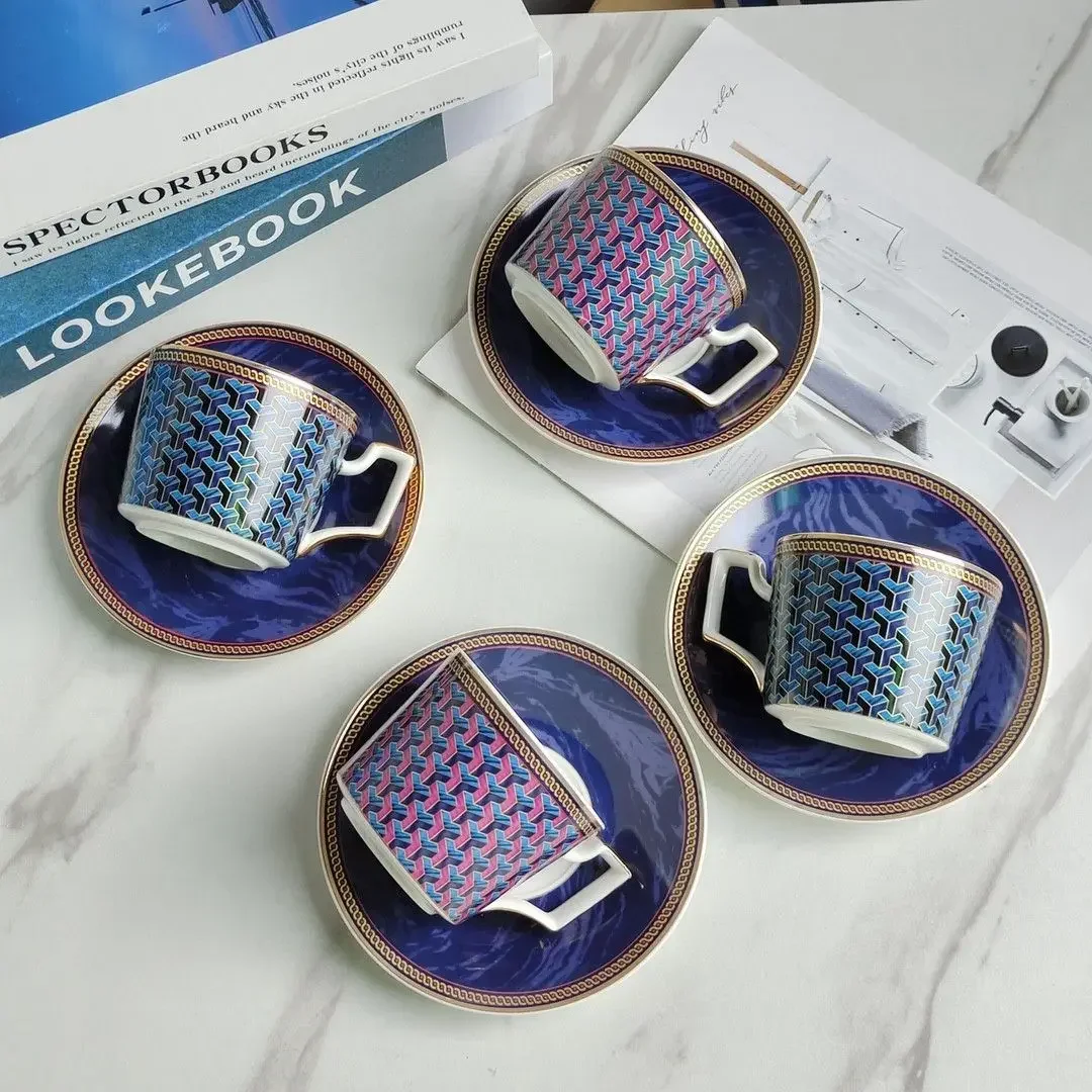 Премиальный вкус новой кофейной чашки и блюдца Weizhihuo подарочная коробка цветная