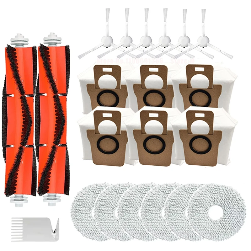 

Аксессуары основная боковая щетка мешок для пыли Швабра тканевые прокладки для Xiaomi Mijia B101CN Запчасти для робота-пылесоса Замена