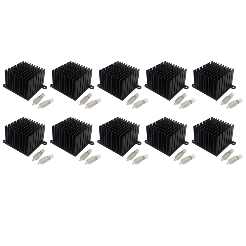 

10Pcs 37Mm Heatsink Kit 37MM X 37MM X 27MM Aluminium Heat Sink Cooler Heatsink For Mainboard/CPU/Vacuum Tube