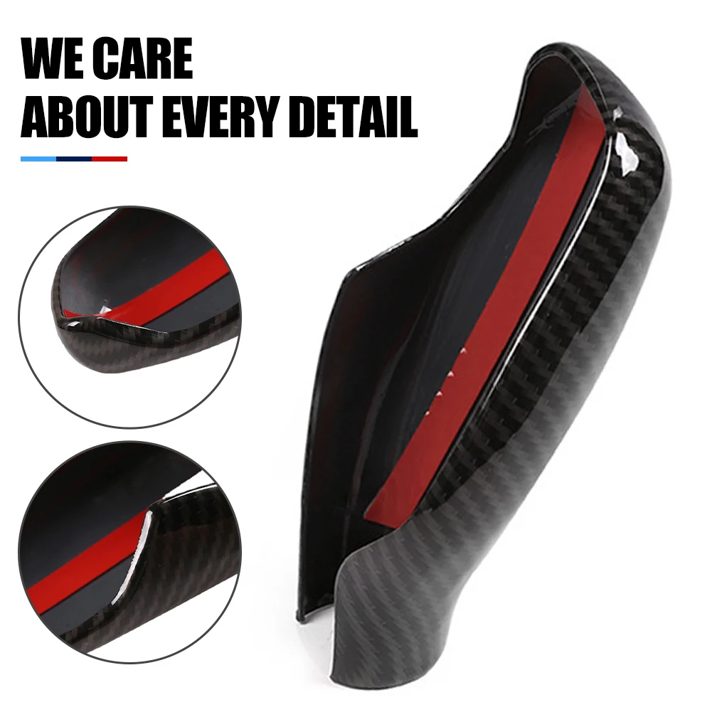 1x фонарь с защитой от царапин переключения передач из углеродного волокна для BMW