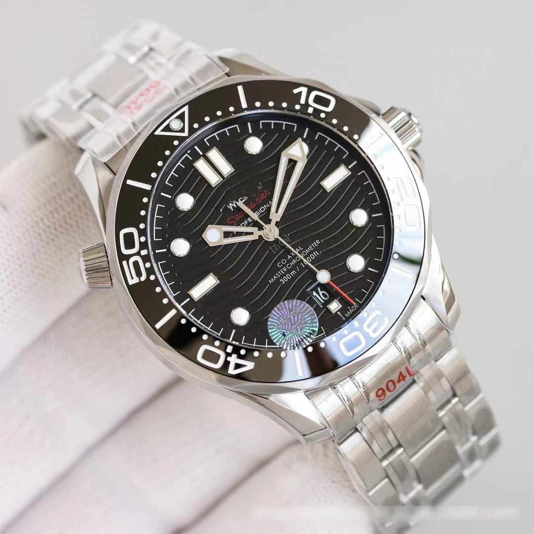 

Original Logo OM Auto-date Steel Strap Luminous Pointer Mens Automatic Mechanical Watch