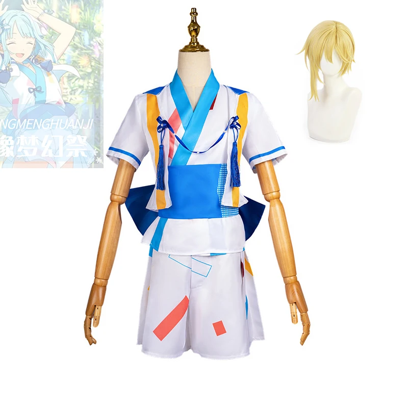 

Nito Nazuna Cosplay Anime Ensemble Stars Costume Rabbit Shino Hajime Mashiro Tomoya Costume Wig Jackets Shorts Paert Set
