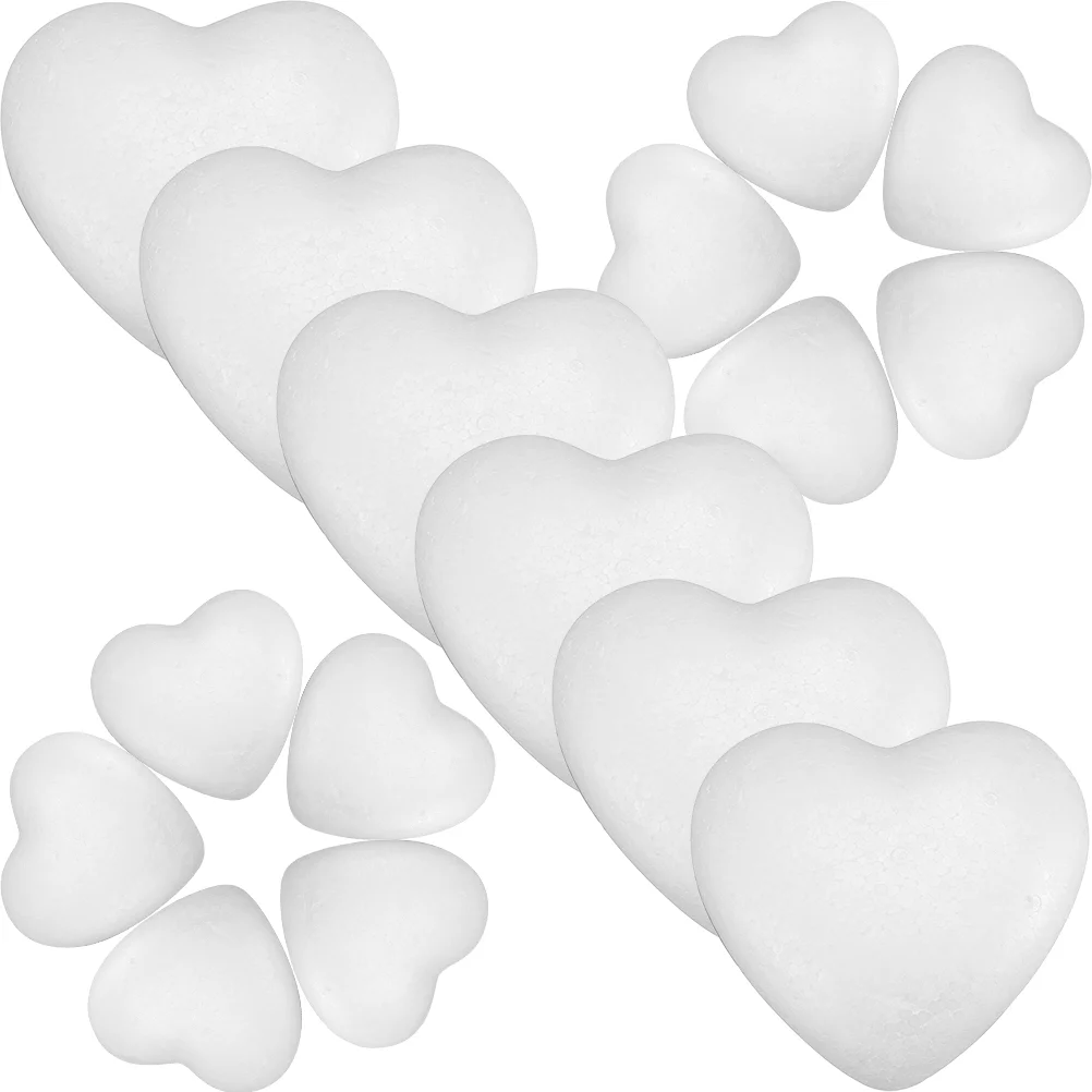 

Foam Heart Hearts Polystyrene Shapes Shaped Craft Shape Cake White Wedding Diy Crafts Model Dummy Forms Molds Ornament