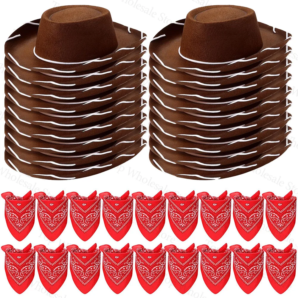 

Комплект ковбойских шляп и банданов XMSJ для детей