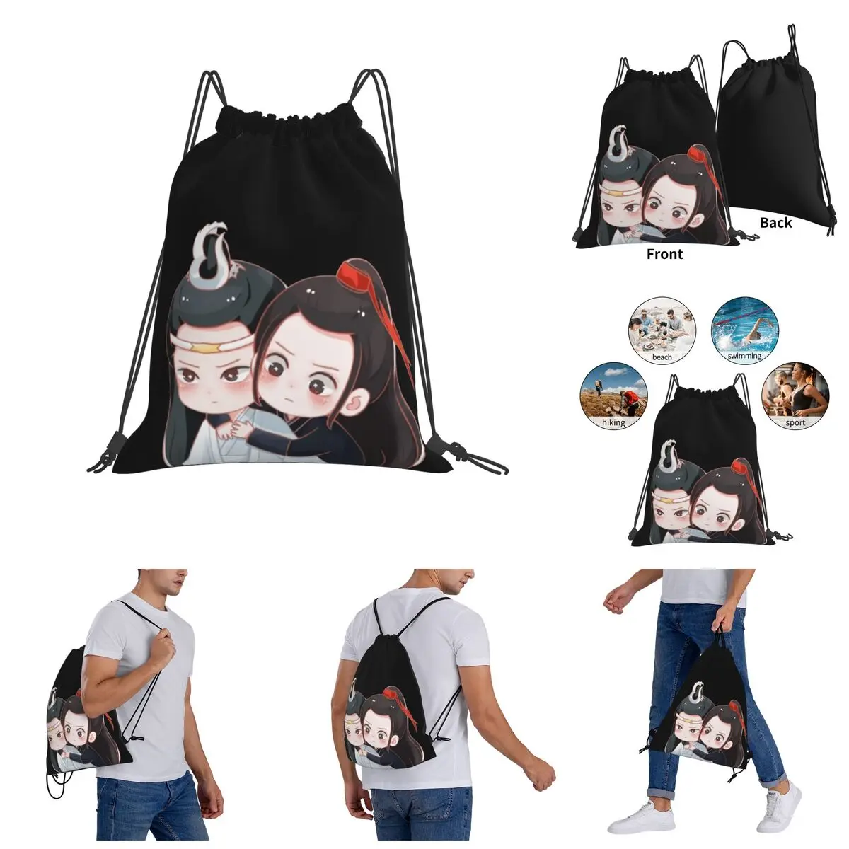 

Несъемные Сумки на шнурке, сумка для спортзала, новинка, рюкзак, крутая Полевая Сумка R246