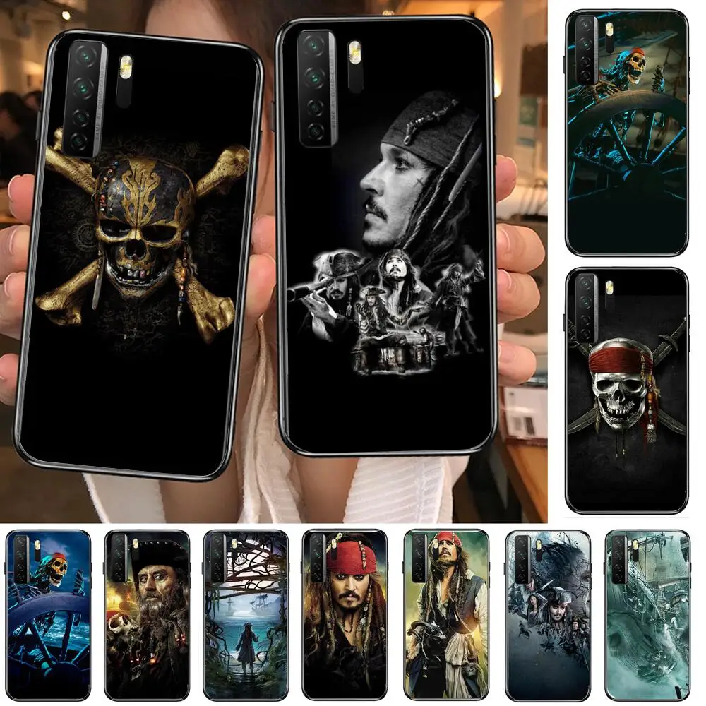 

Disney Pirates of the Caribbean Black Soft Cover The Pooh For Huawei Nova 8 7 6 SE 5T 7i 5i 5Z 5 4 4E 3 3i 3E 2i Pro Phone Case