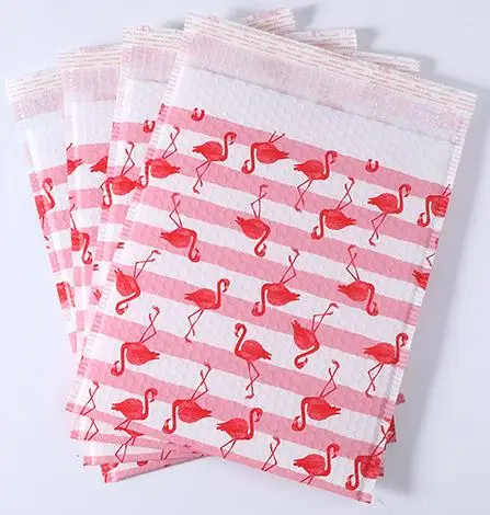 Najtaniej 20 Sztuk/torebka Bąbelkowa Ziplock Mail Podszewka Wysyłka Koperta Z Torba Na Zakupy Flamingo I Ubrania Torebka Bąbelkowa Torebka Kopertówka