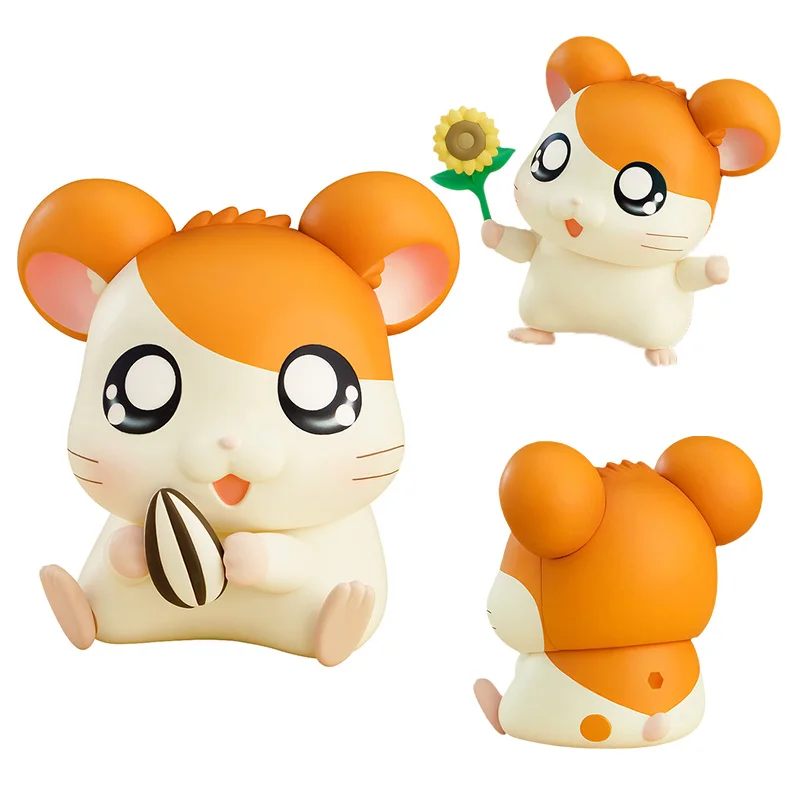 

Original Japanese Anime Hamtaro GSC Nendoroid Trotting Hamtaro Action Figures Collectible Model Ornaments Kawaii Toys Kids Gifts