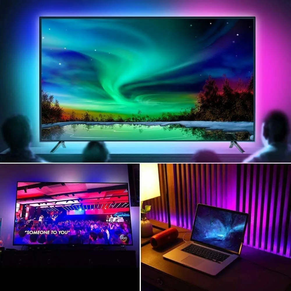 

LED TV USB backlight kit computer RGB LED light bar TV background wall light