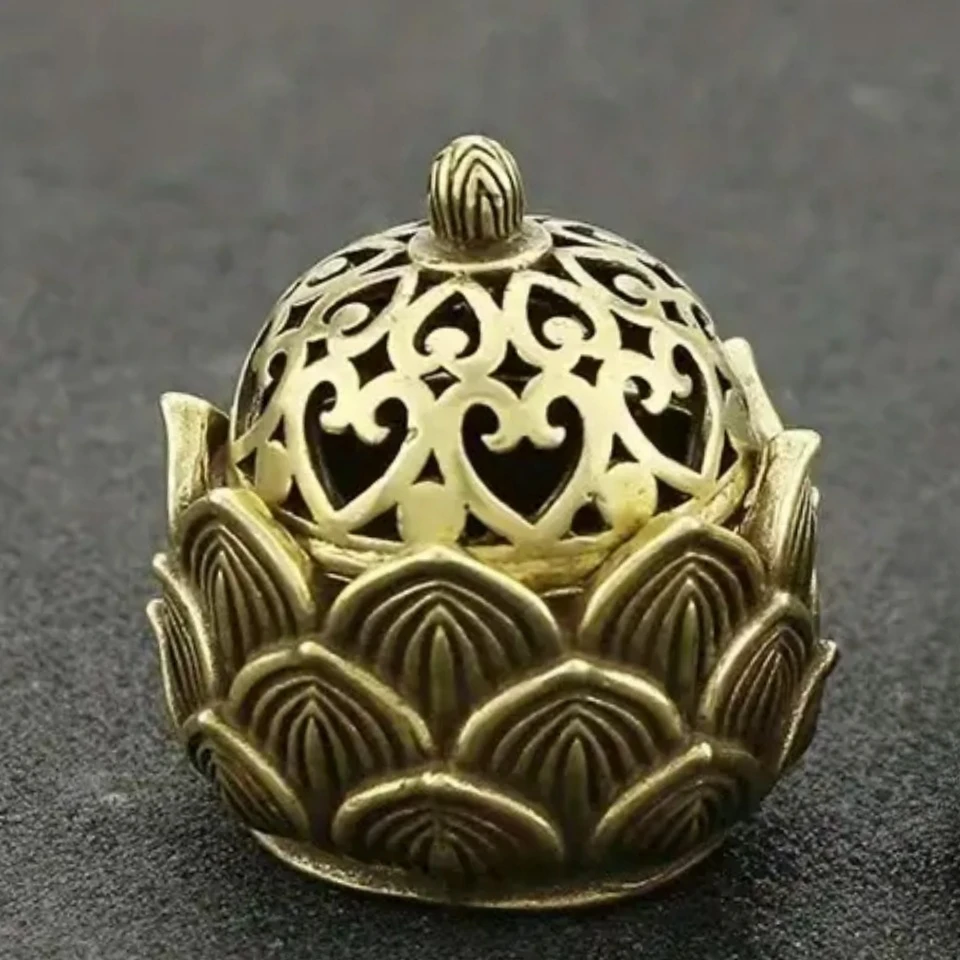 

Металлический держатель для благовоний в форме лотоса