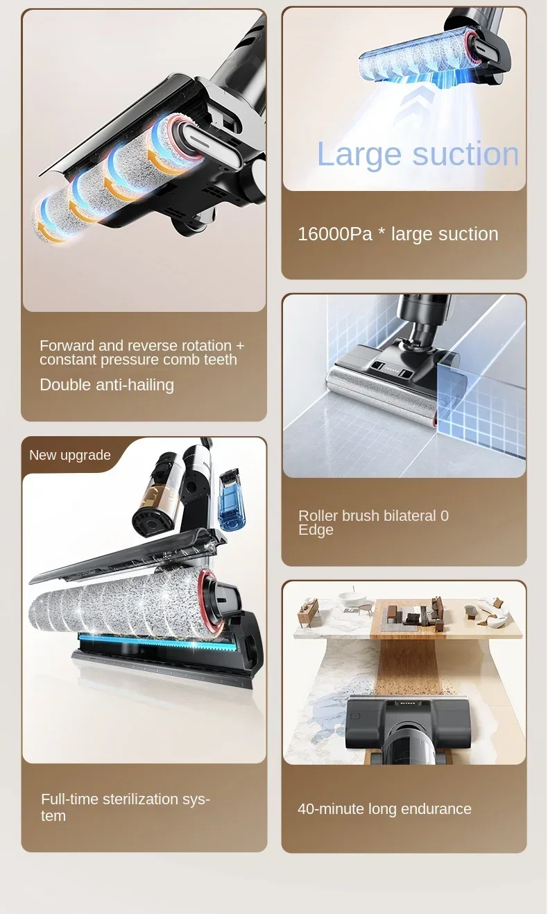 DREAME H20 Mix Стиральная машина для пола Многоцелевая стиральная мытье и всасывающая