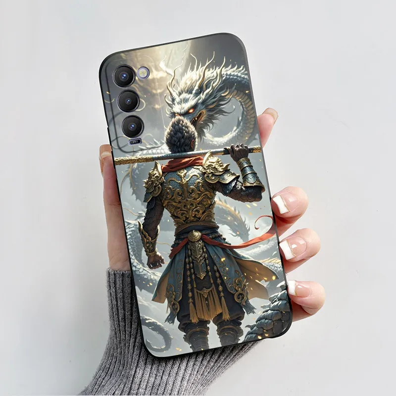 Для Tecno Camon 18 чехол горячий черный миф Wukong мягкий для Tenco 18i P Camon18 Premier телефона Fundas