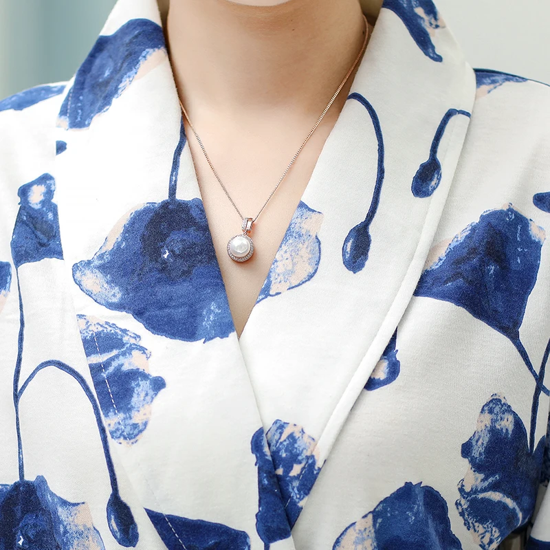 Фабричная цена яркий женский халат хлопковый Халат с длинным рукавом женская