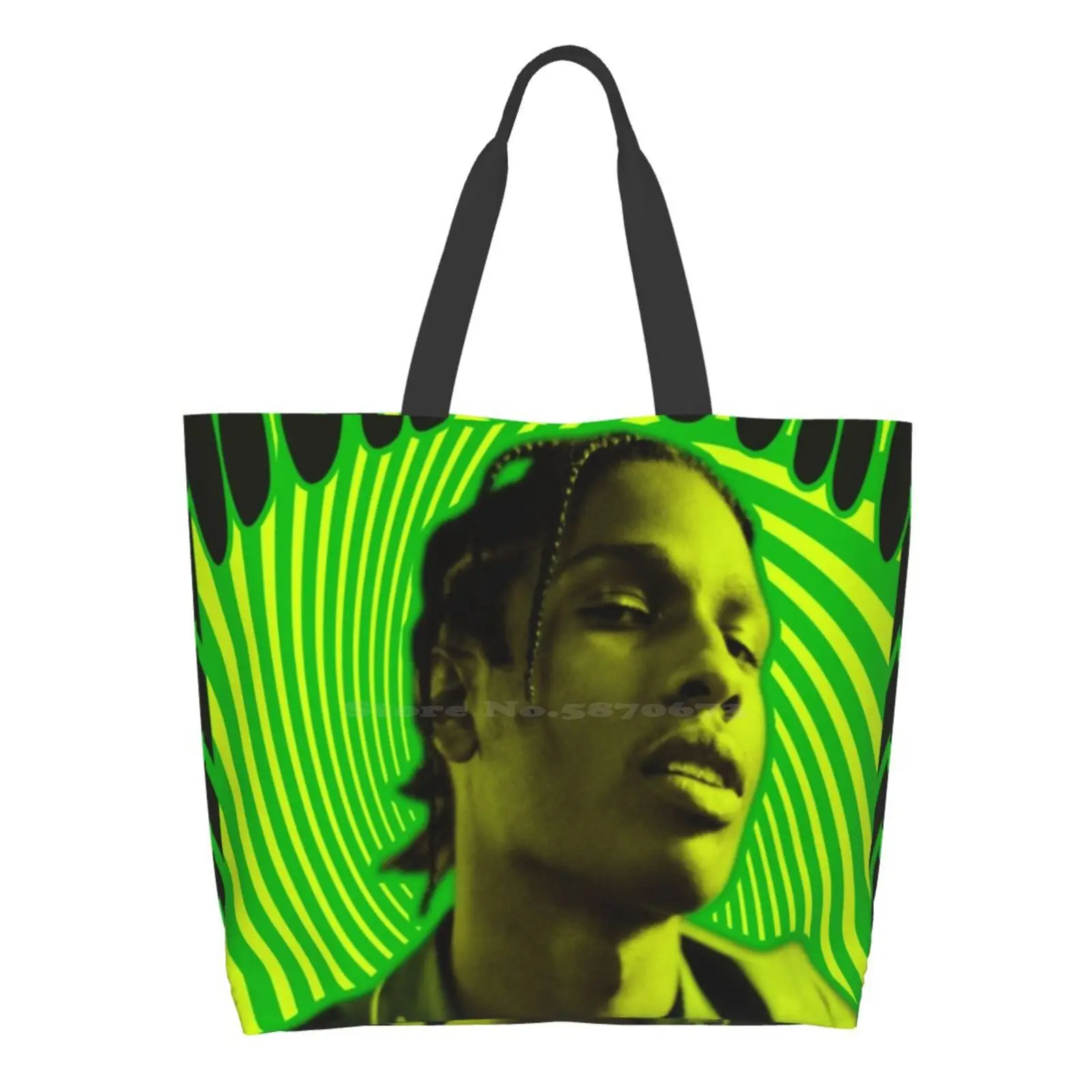 

60S Psychedelic Poster Ladies Casual Handbag Tote Bag Reusable Large Capacity A Bootleg Bootleg Music Trendy Vsco Pinterest