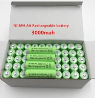 220 pcs new original 3000mah aa 1 2v battery ni mh rechargeable battery for toys camera microphone