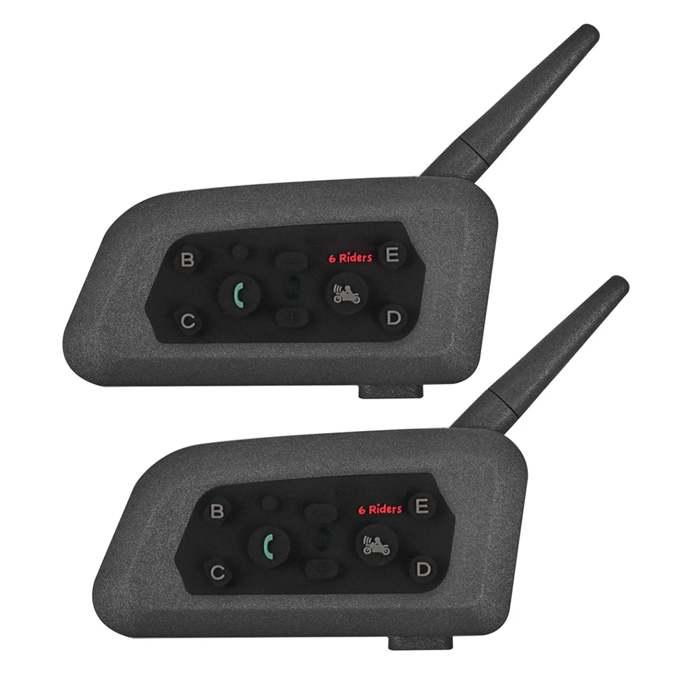 

Bluetooth-гарнитура Teleheer V6 PRO для мотоциклетного шлема, 1200 м