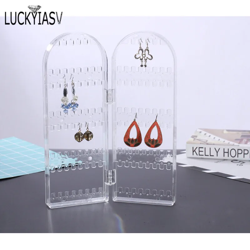 

Прозрачный акриловый органайзер для сережек Luckyiasv