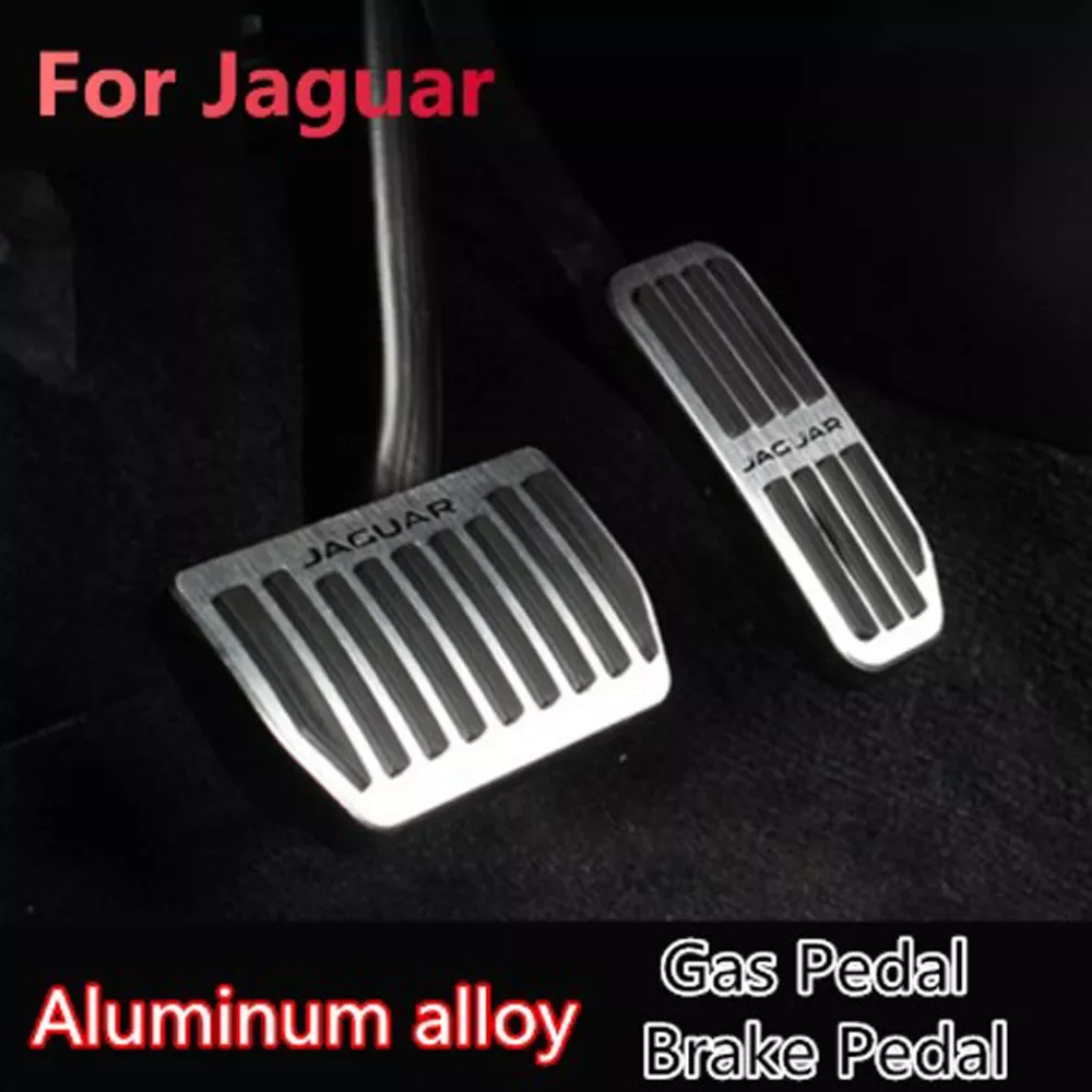 

Car Gas Pedal Brake Pedal Cover For Jaguar XE XF F-PACE 2015-2018 Car Truck Parts Pad Aluminum Alloy Car Pedal Non Slip