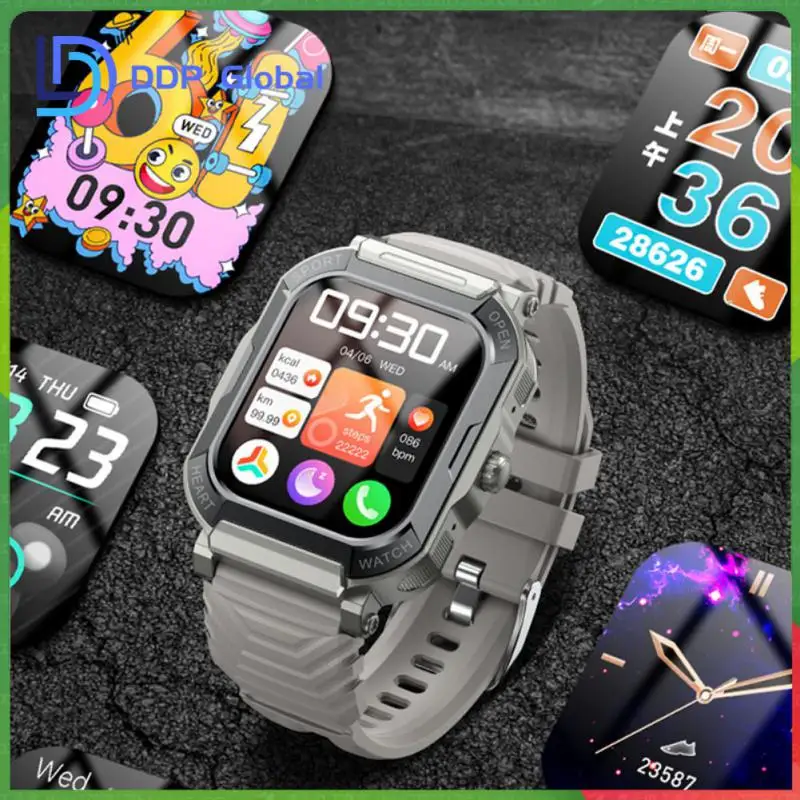 

Waterproof Wrist Watch For Man And Woman Customize Display Page Call Smartwatch 1.85 Inch Sports Watch For Android Ios