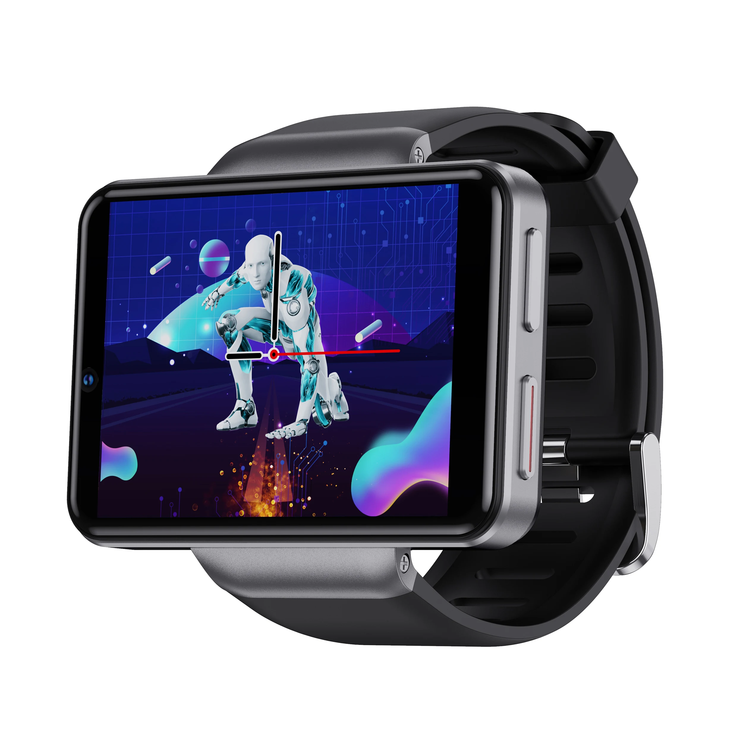 

Rainbuvvy DM101 4G LTE Smart Watch 2.4G 5G Dual Band WiFi 2.41 Inch Touch Screen 3GB RAM 32GB ROM 5MP/2MP Dual Camera Watch