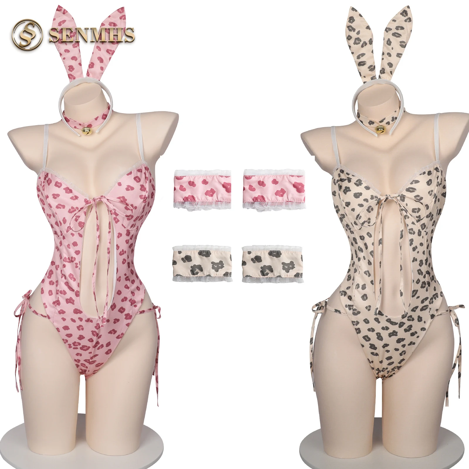 

Женское аниме-боди с открытой промежностью SENMHS Kawaii Bunny Girl