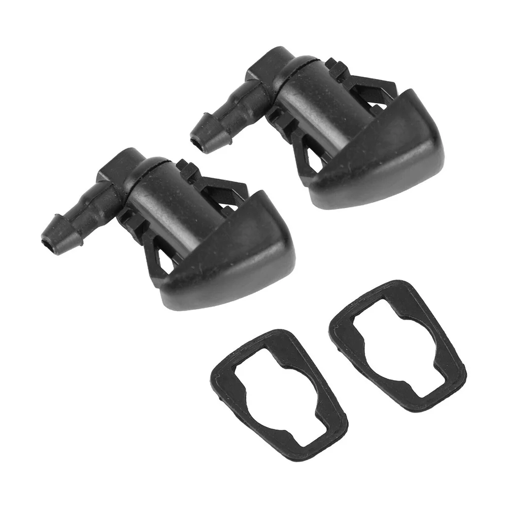 

2pcs Windshield Washer Nozzle Set Plastic,Black 2011-2017 For Jeep Grand Cherokee 68260443AA,55079049AA,55372143AB