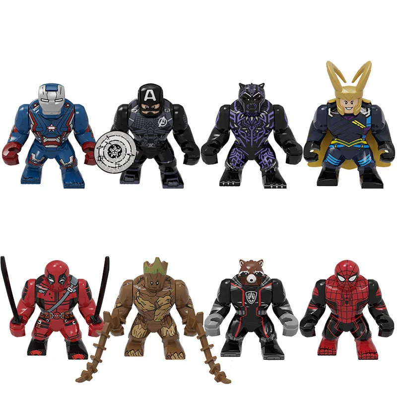 

Disney Movie PG8260 building blocks Super hero Bricks assembly model anime mini action figures brain game toys kids gifts