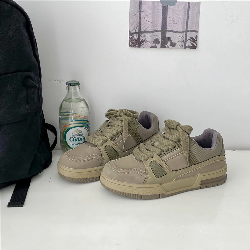 

Brand Sneakers Flat Lace Up Graffiti Design High Top Vulcanized Shoes Casual Outdoor Comfort Running New spring Zapatos De Mujer