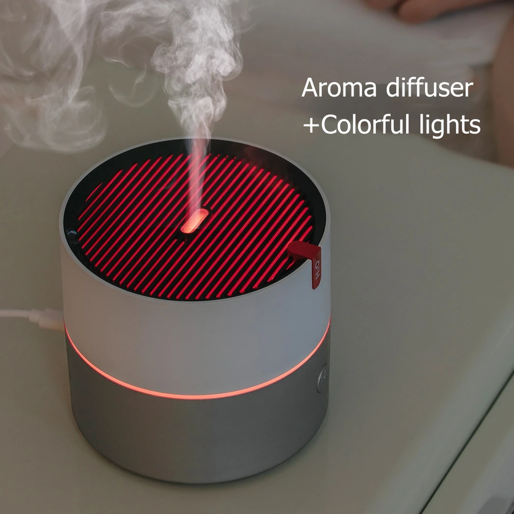 

230ml Aromatherapy Essential Oil Diffuser USB Ultrasonic Air Humidifier Colorful LED Lamp for Home Room Fragrance Aroma Diffuser