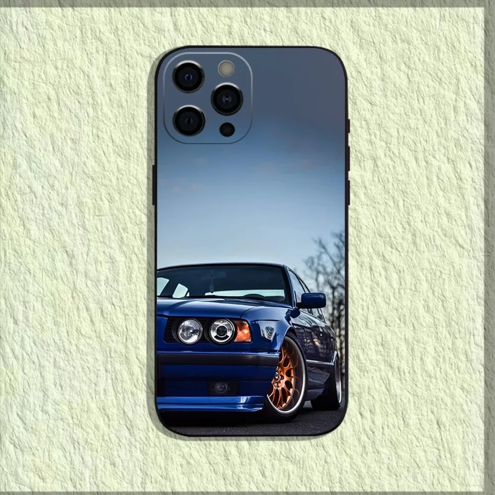 Чехол для телефона Cool Car E-E30 B-Bmwes iPhone 16 15 14 13 12 11 Pro X XS Max XR Plus Mini Soft Black Cover
