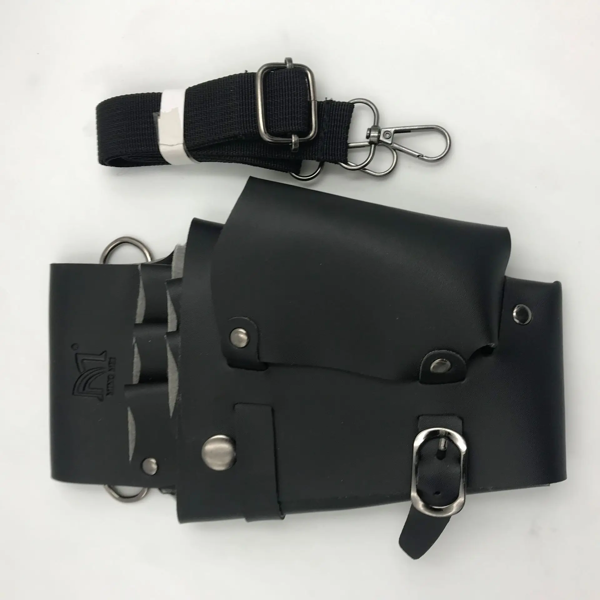 

Fashion Hairdressing Waist Bag Shoulder Bag Leather Hairdressing Tools Black Brown Hairdressing Scissors Bag