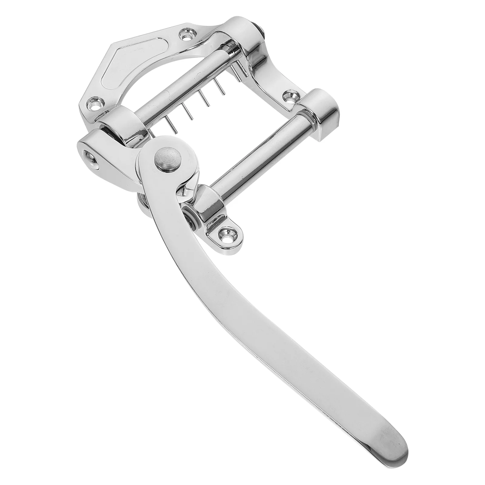 

1Set Electric Guitar Tremolo Bridge Saddle Practical Guitar Tremolo Bridge Silver
