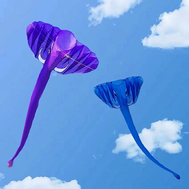 Бесплатная доставка воздушный змей в виде слона мягкий гигантский катушка