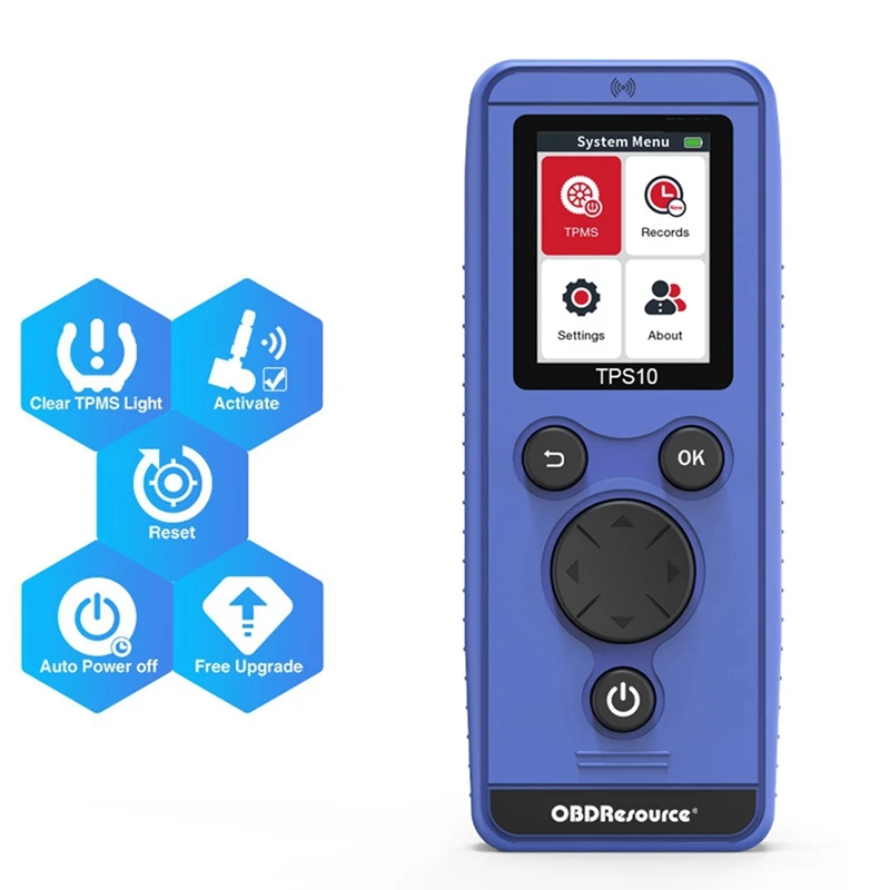 Obdresource TPS10 Универсальный комплексный монитор сброса давления в шинах TPMS