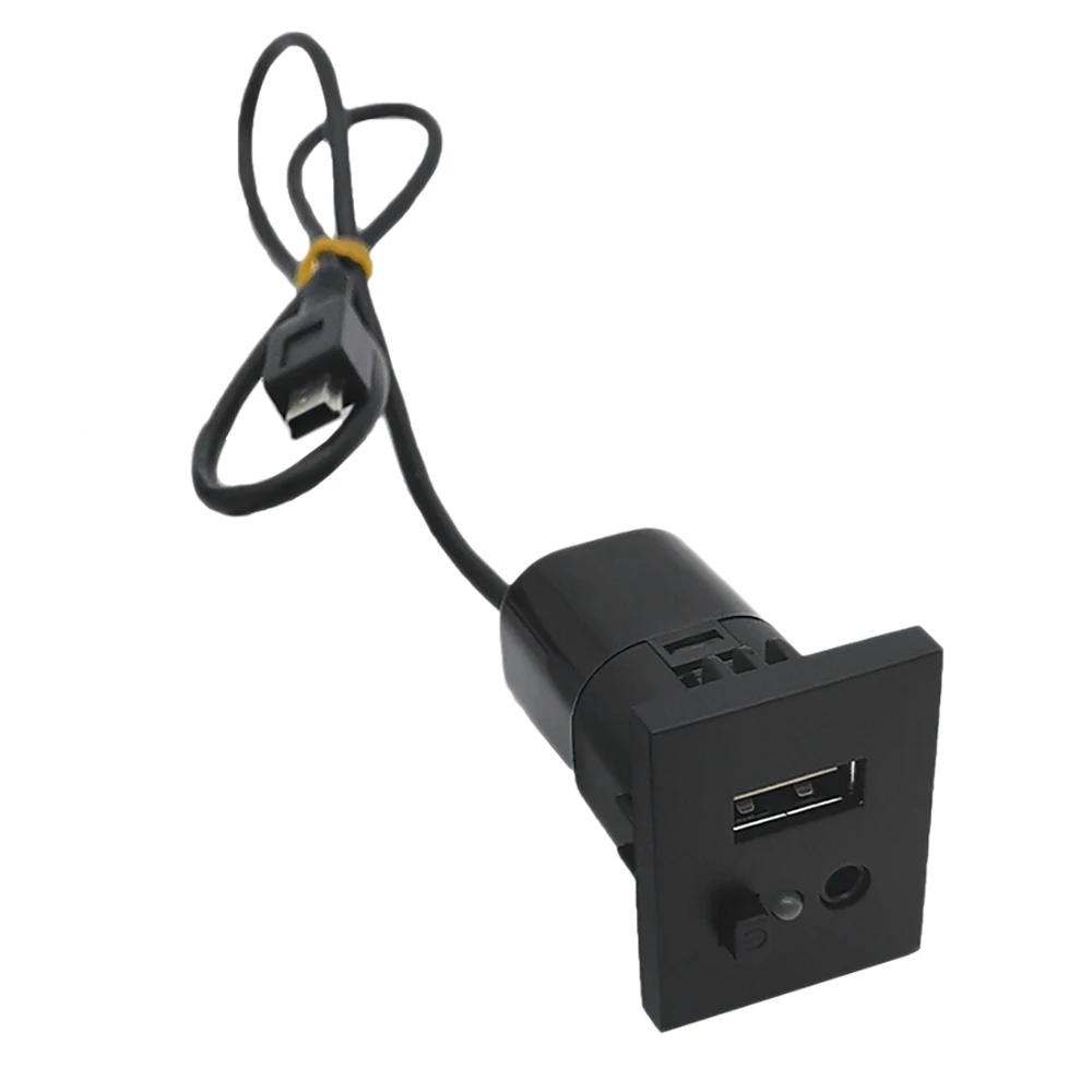 

Автомобильная USB-розетка со встроенным интерфейсом для Ford Focus 2009 2010 2011, Черная