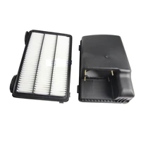 1 piece lhd petrol air filter box for pajero v73 air grid cover base for montero 2000 2020 v97 air filter for shogun 3th 4th