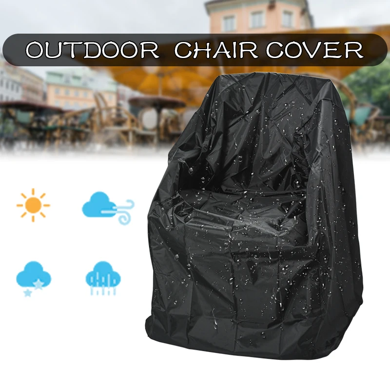 

Outdoor Waterproof Cover Garden Furniture Cover Chair Sofa Protection Rain Snow Dustproof Cover Woven Polyester Convenient Cover