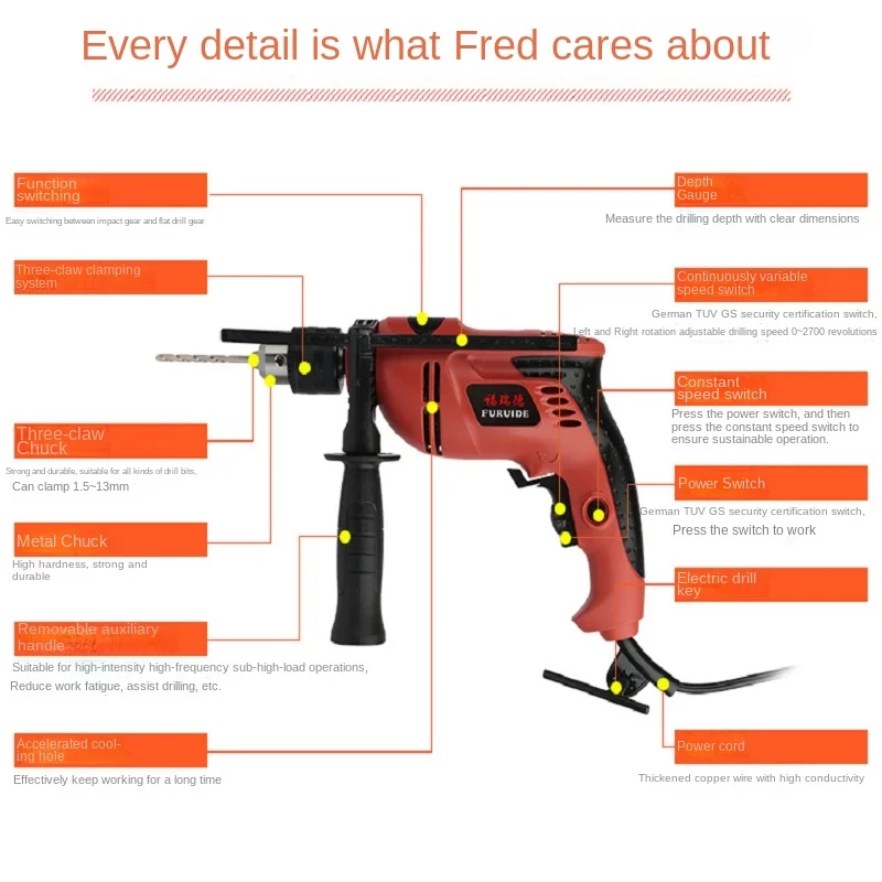 Wyj многофункциональный пистолет дрель электрическая отвертка Набор