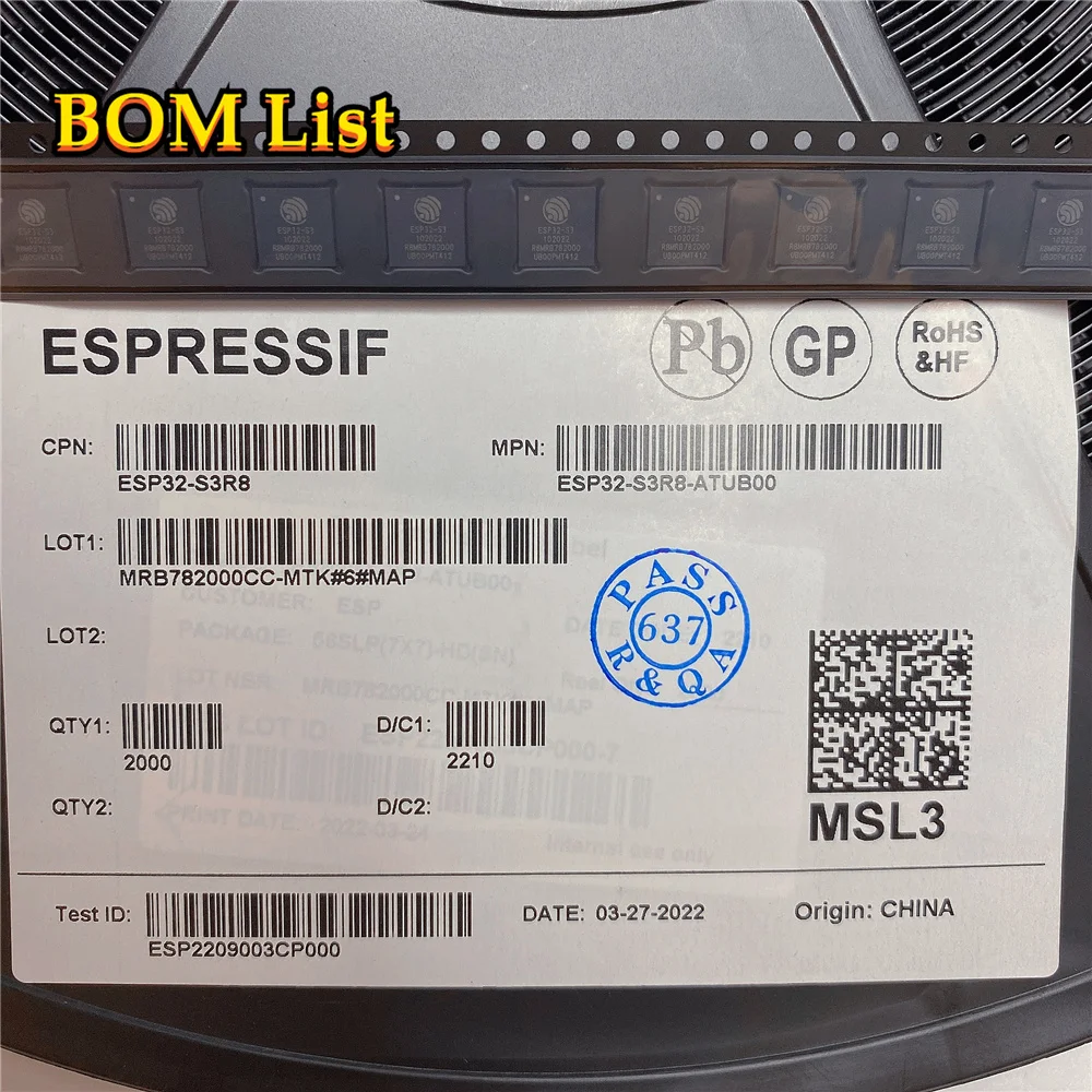 ESP32-S3 чип с 2 4 ГГц Wi-Fi и низким энергопотреблением BLE5.0 |