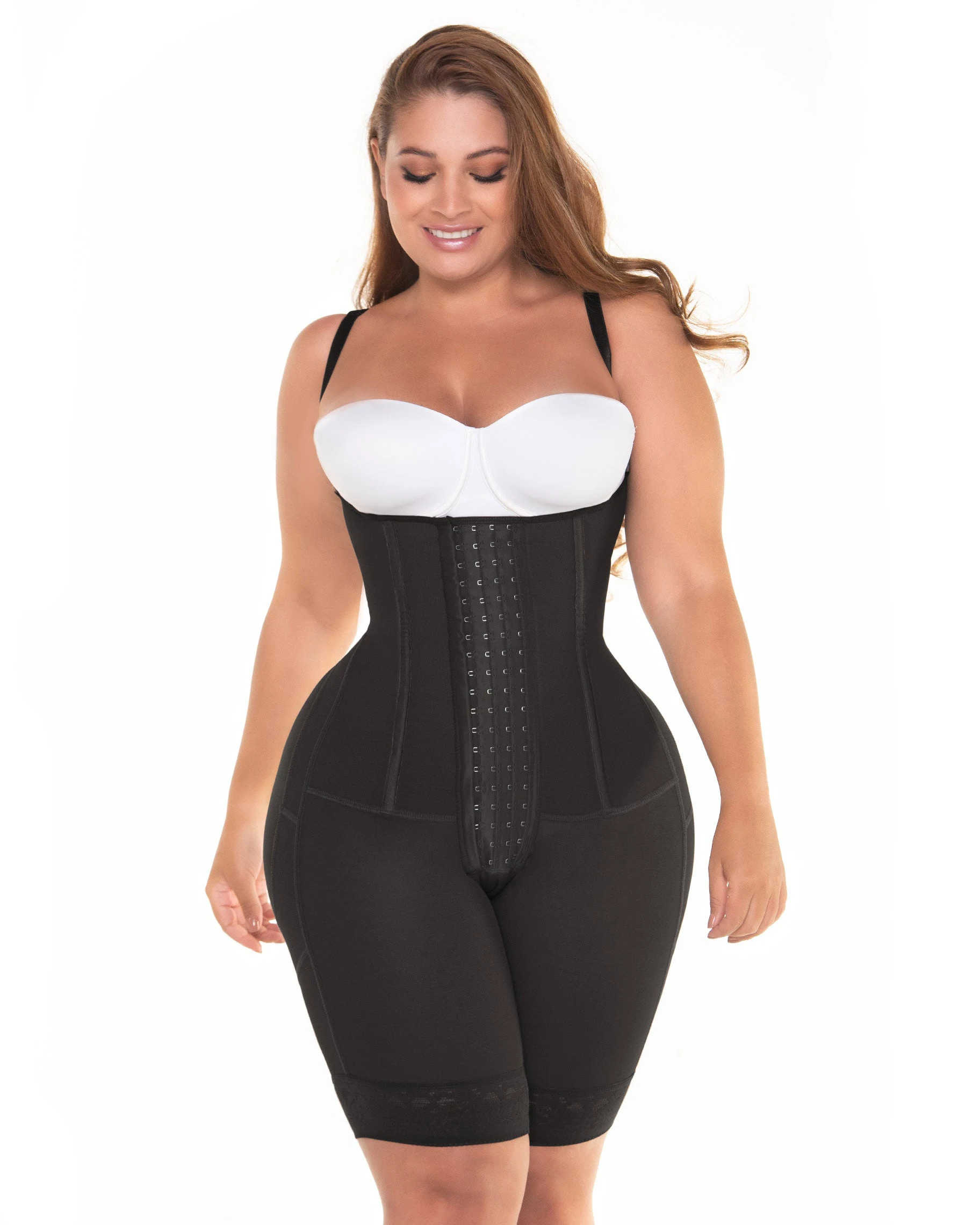 Open-chest Sleeveless One-piece Breasted Shapewear