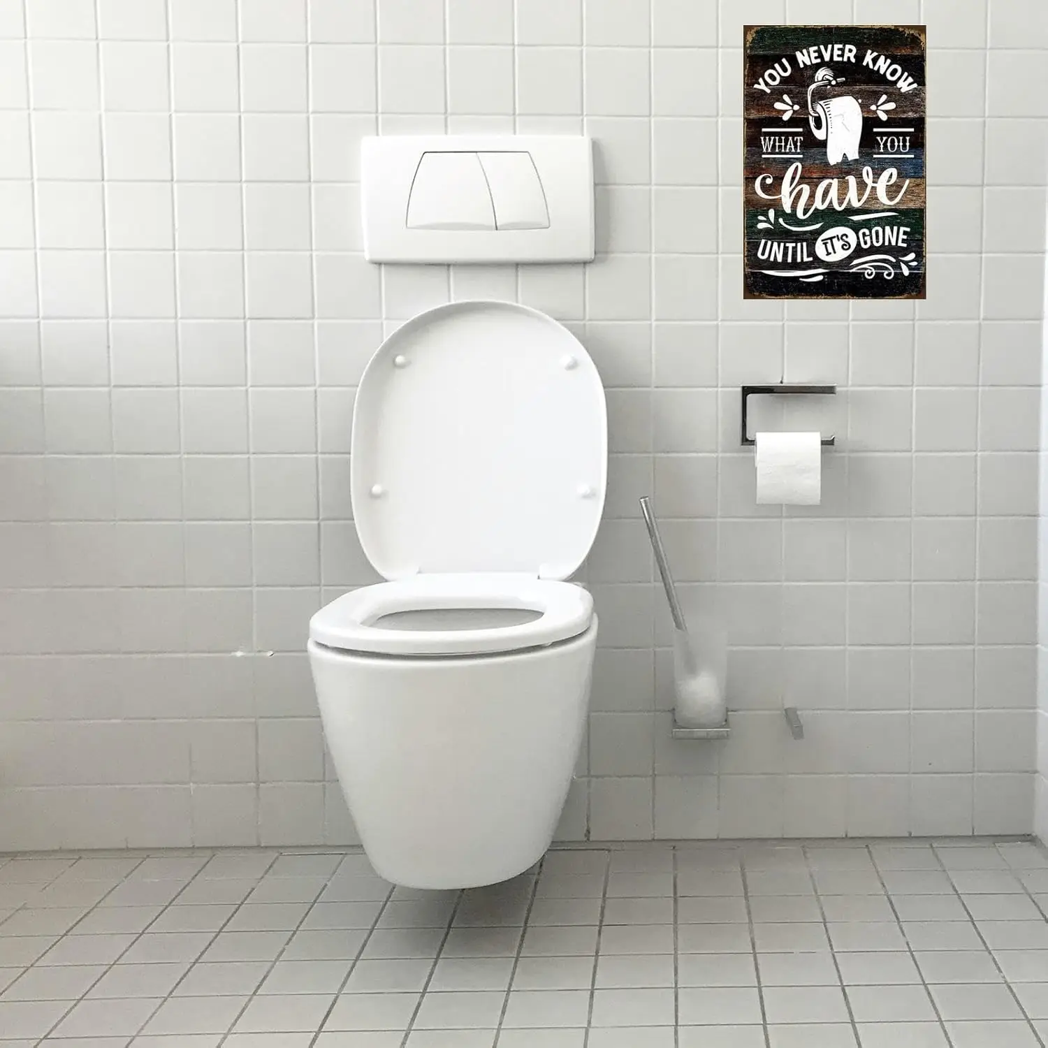 Ретро забавная уборная жестяная вывеска металлический постер для ванной