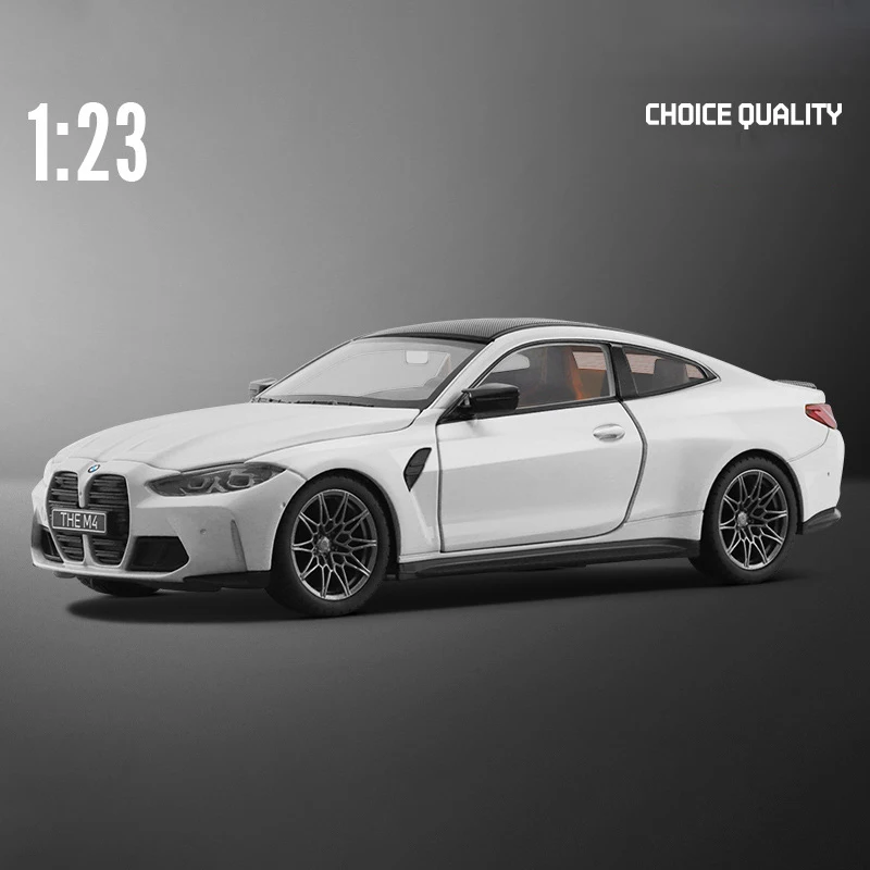 

Модель автомобиля в масштабе 1:23 BMW M4 G82, модель суперкара M4 из сплава, игрушечный автомобиль с литым звуком и искусственными деталями, игрушечный автомобиль