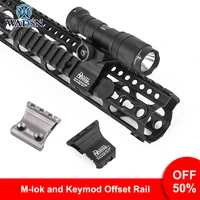 wadsn tactical offset light mount surefire m300 m600 weapon flashlight scout mount laser sight scope base hunting gun accessorie