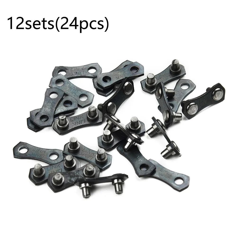 

12 Sets Chain Links Brand New Chainsaws Replacement Chainsaw Chain Links Repair Part Size 3/8LP Pitch - .050 Gauge
