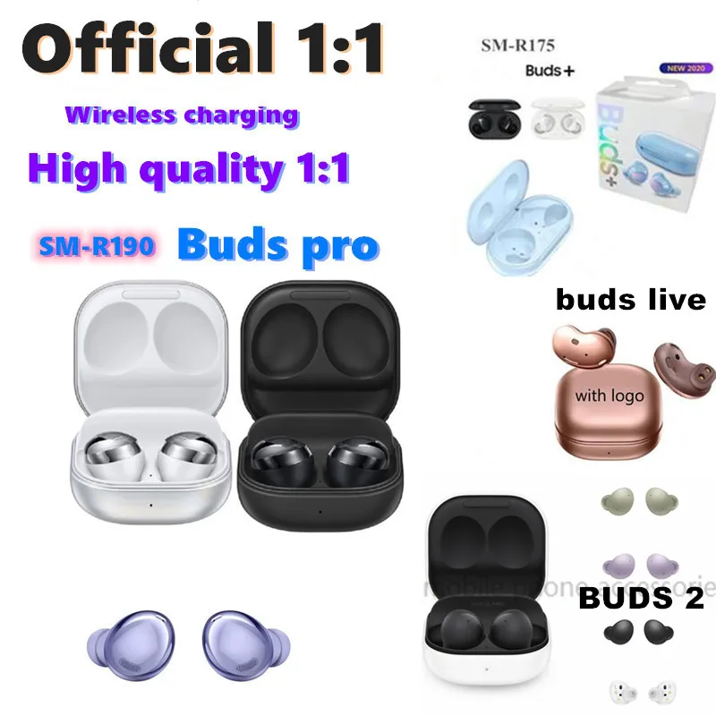 official 11 copy buds 2buds pro budsbuds live wireless bluetooth earphones with wireless charging for ios android phones free global shipping